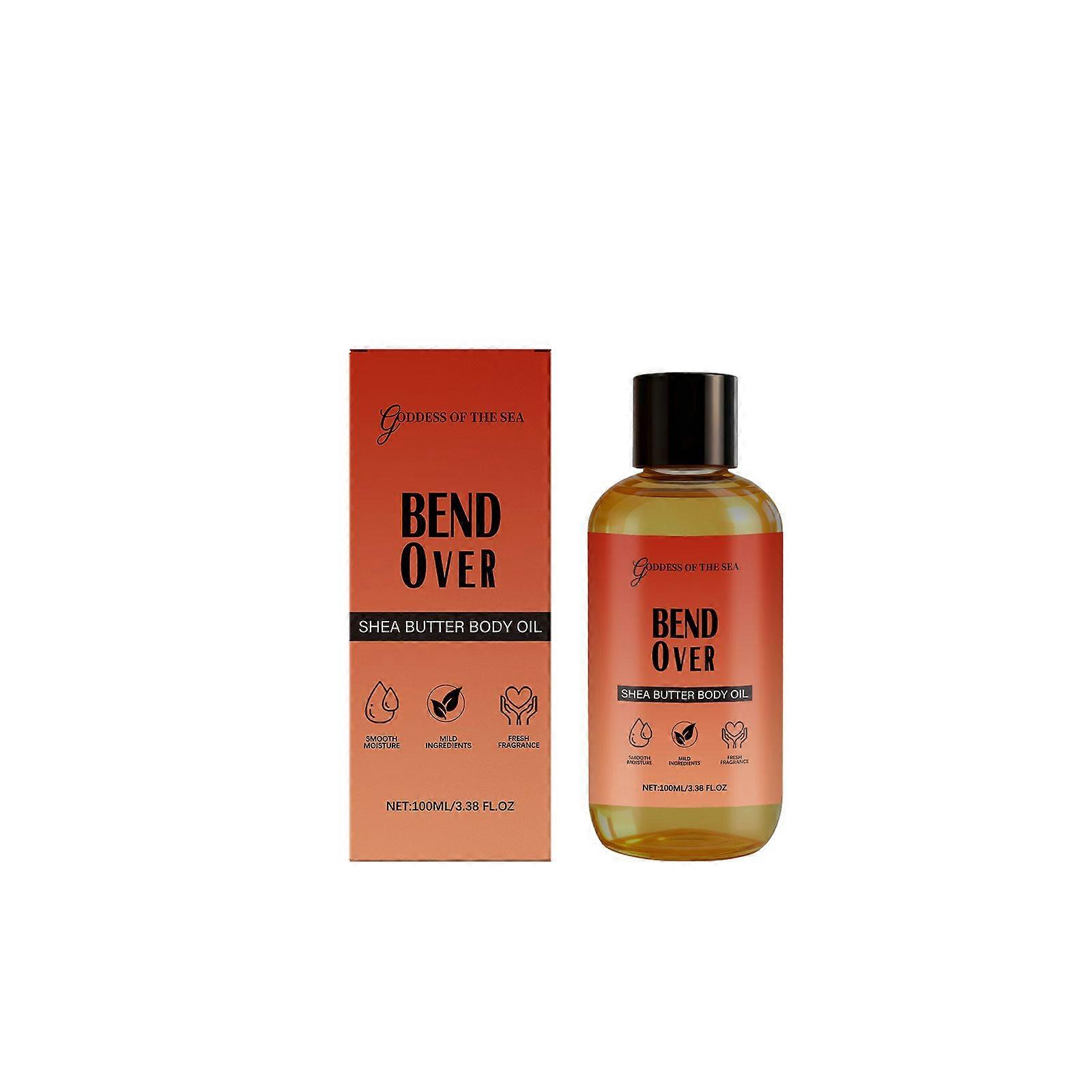 Shea Butter Body Oil, Natural Peach Extract & Glycerin, Deep Moisturizing, Nourishing for Soft Skin, Deep Moisturizing & Nourishing