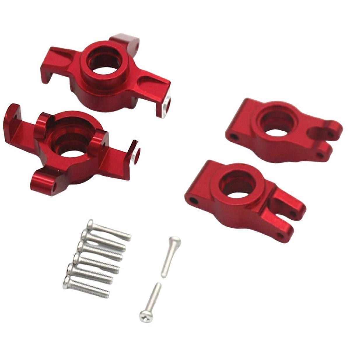 Steering Arm Set for MJX 1/14 14301 RC Car Steering Assembly, Red