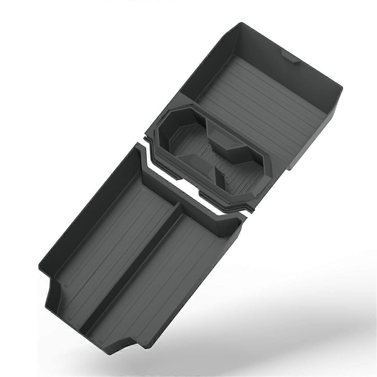 Lower Center Console Organizer Tray with Cup Holder for