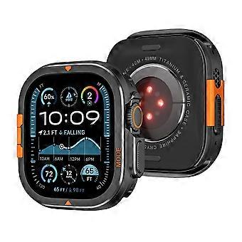 Metal Case for Watch Ultra 2 49mm Protector Case Turn Bumper Cover with Back Shell for Ultra 2/Ultra