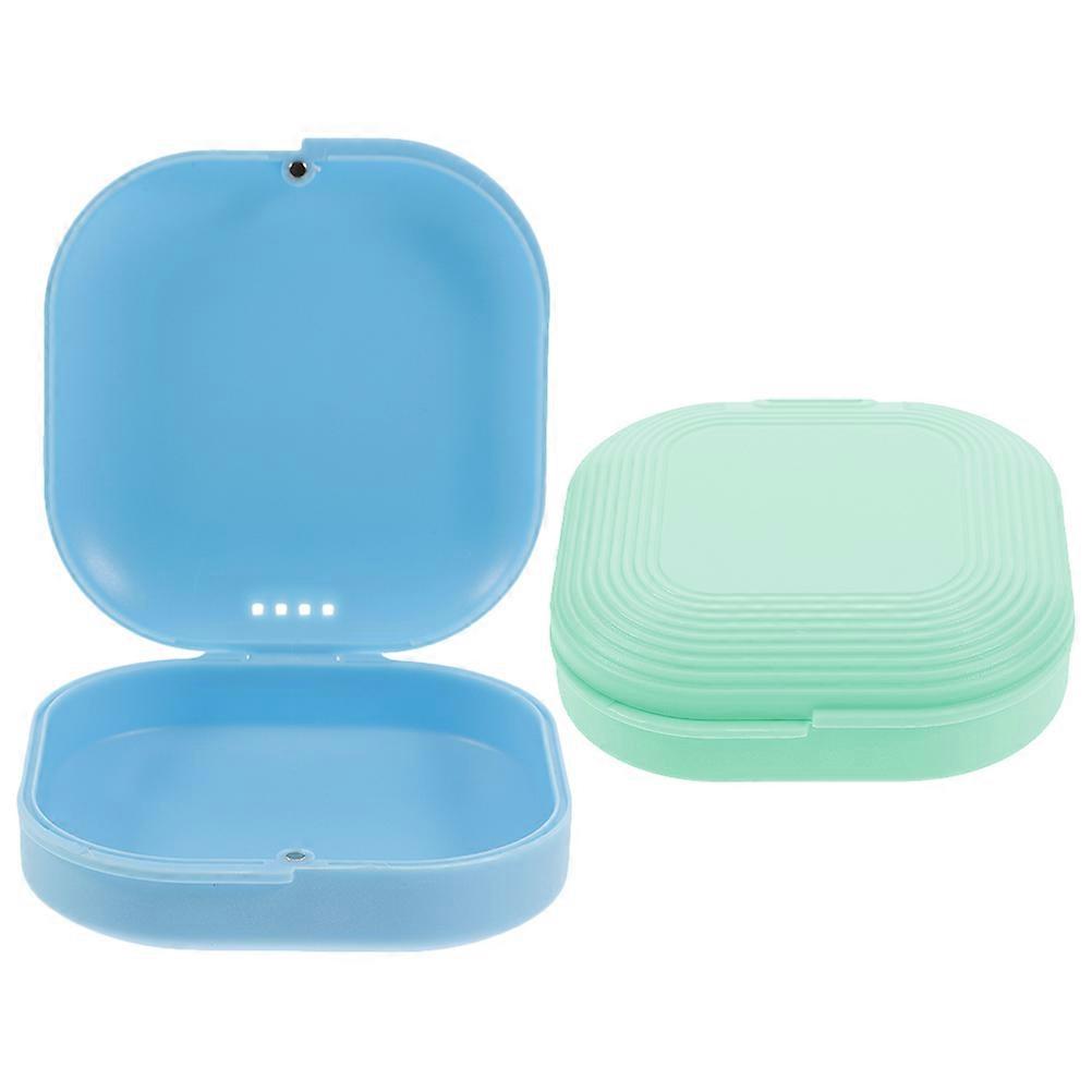 Retainer Case Breathable Retainer Case for Storage 4Pcs Colored Portable