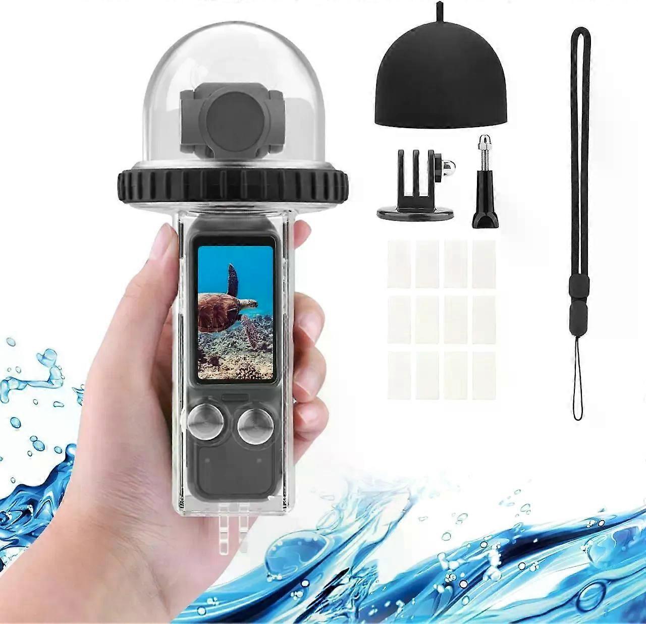 Waterproof Case for Osmo Pocket 3 40M/131FT Underwater Diving Case Protective Shell Compatible for DJI Osmo Pocket 3 Waterproof Accessories