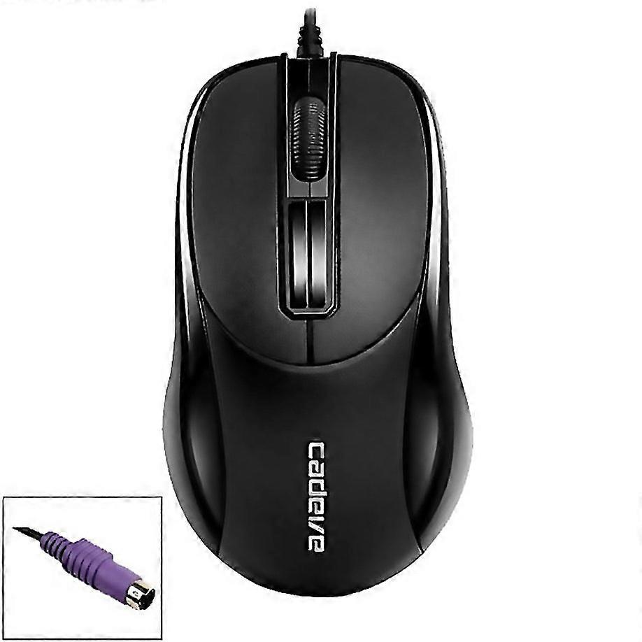 For 2 Pcs Cadeva 006 3 Keys Wired Mouse Household Computer Mouse