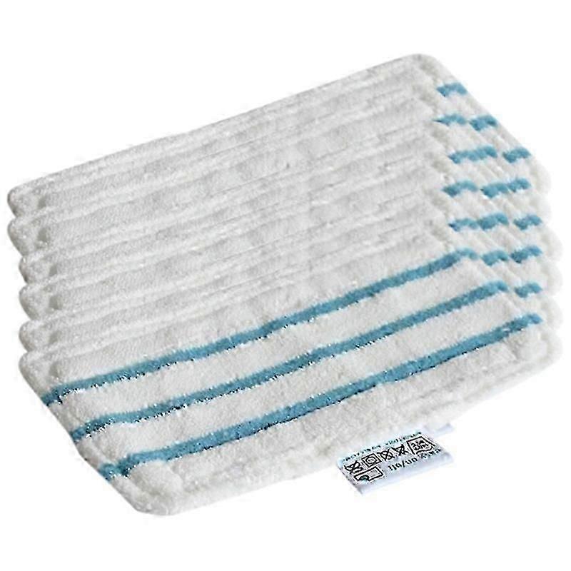 6Pcs Mop Pads compatible with Black & Steam Mop FSM1610 FSM1630 Washable and Reusable Replacement Mopping Cloth