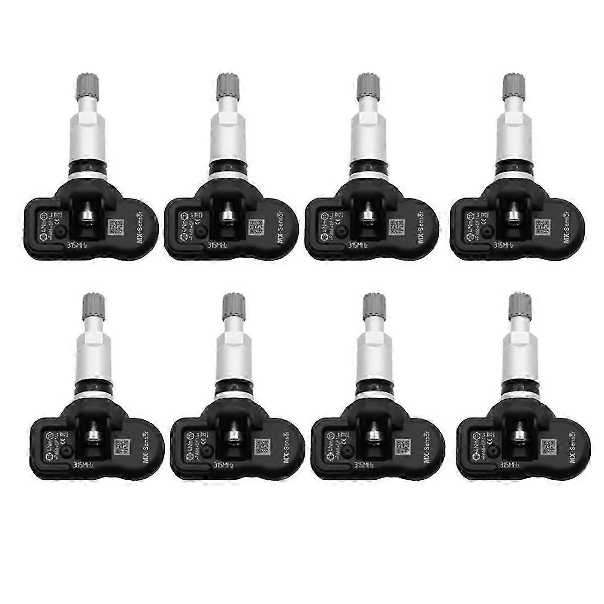 8pcs Programmable Tpms Tire Pressure Sensor 315mhz Programmable Ts408 Ts508 Its600 Mx Sen