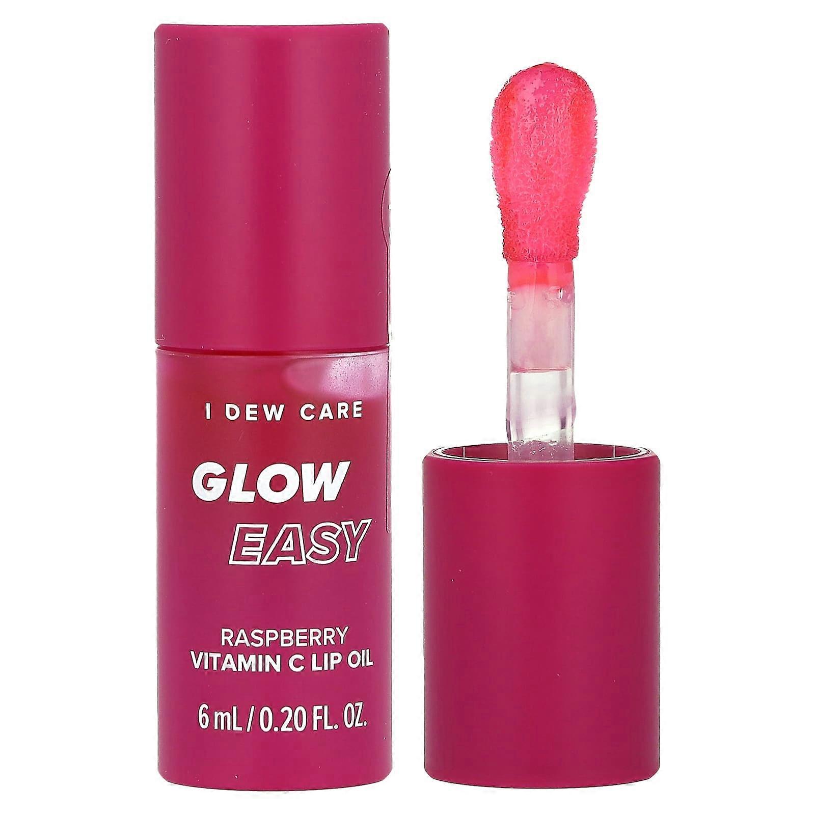 Glow Easy, Vitamin C Lip Oil, Raspberry, 0.20 fl oz (6 ml)