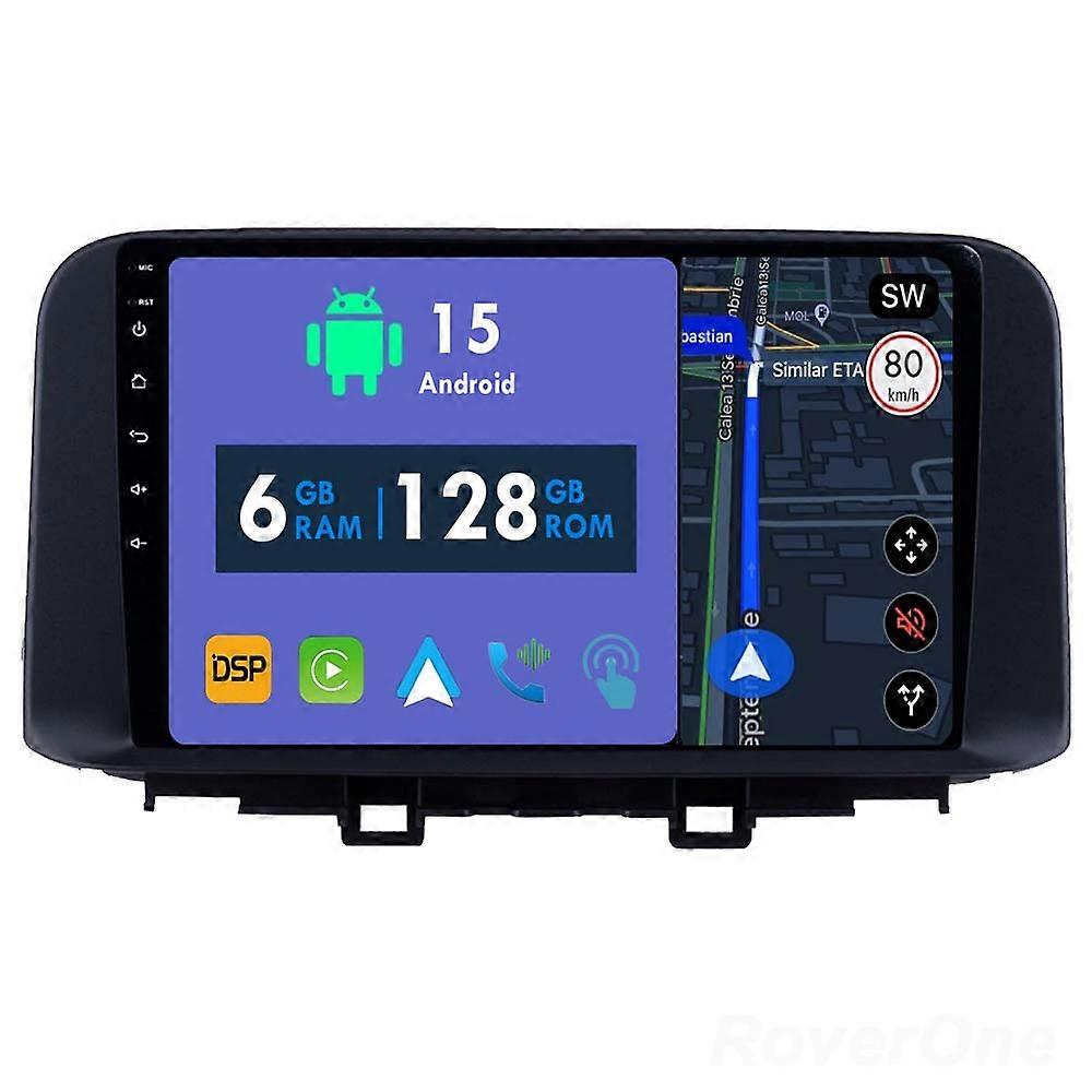 Car Radio 6G+128G CarPlay GPS Navigation Head Unit for Hyundai Encino 2018 - 2019 Android Auto Bluetooth Stereo Touch Screen