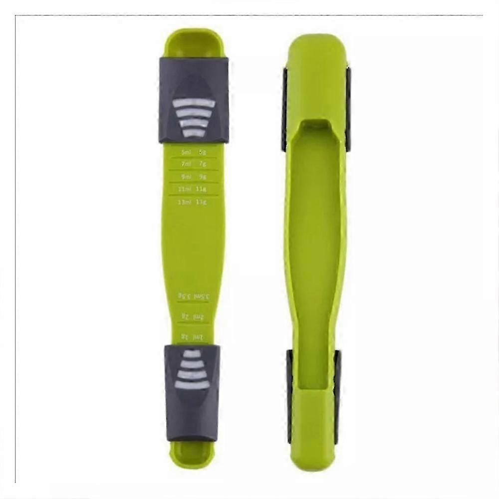 1-3pcs Adjustable Measuring Spoons with Scale Eight Stalls Measuring Spoon for Salt Soup Coffee Tea Powder Gram Spoon Kitchen Gadgets