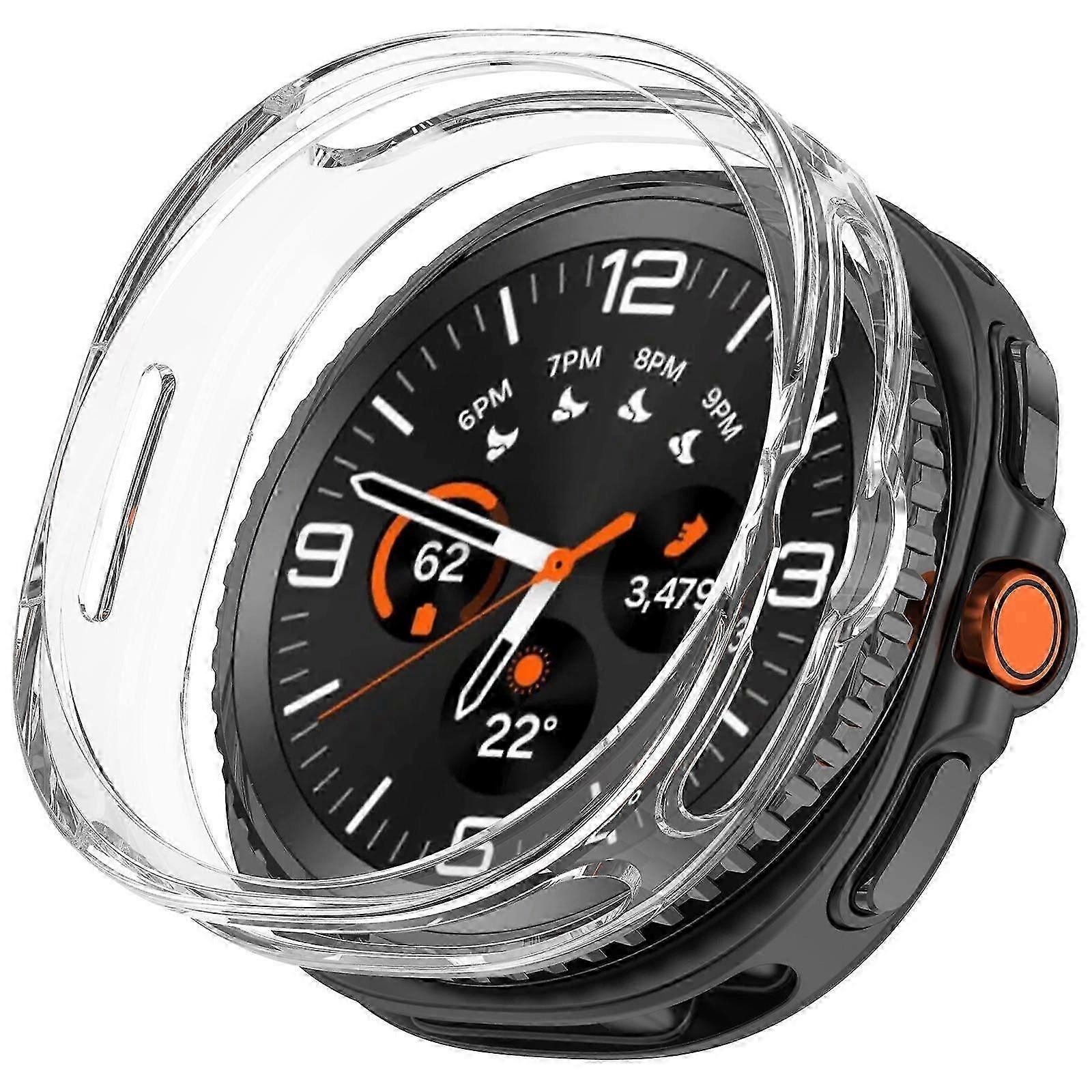 Half Coverage Hollow TPU Watch Protective Case For Samsung Galaxy Watch 8 Classic / Ultra 2