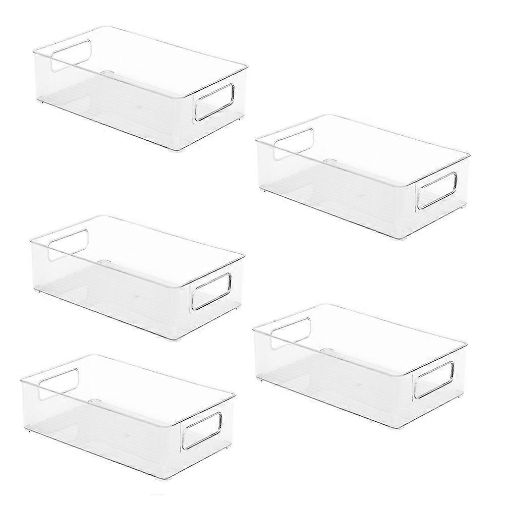 Cosmetic Finishing Box Stackable Storage Rack Transparent