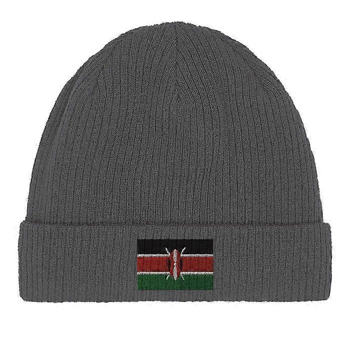 Kenya Flag Cap in Gray