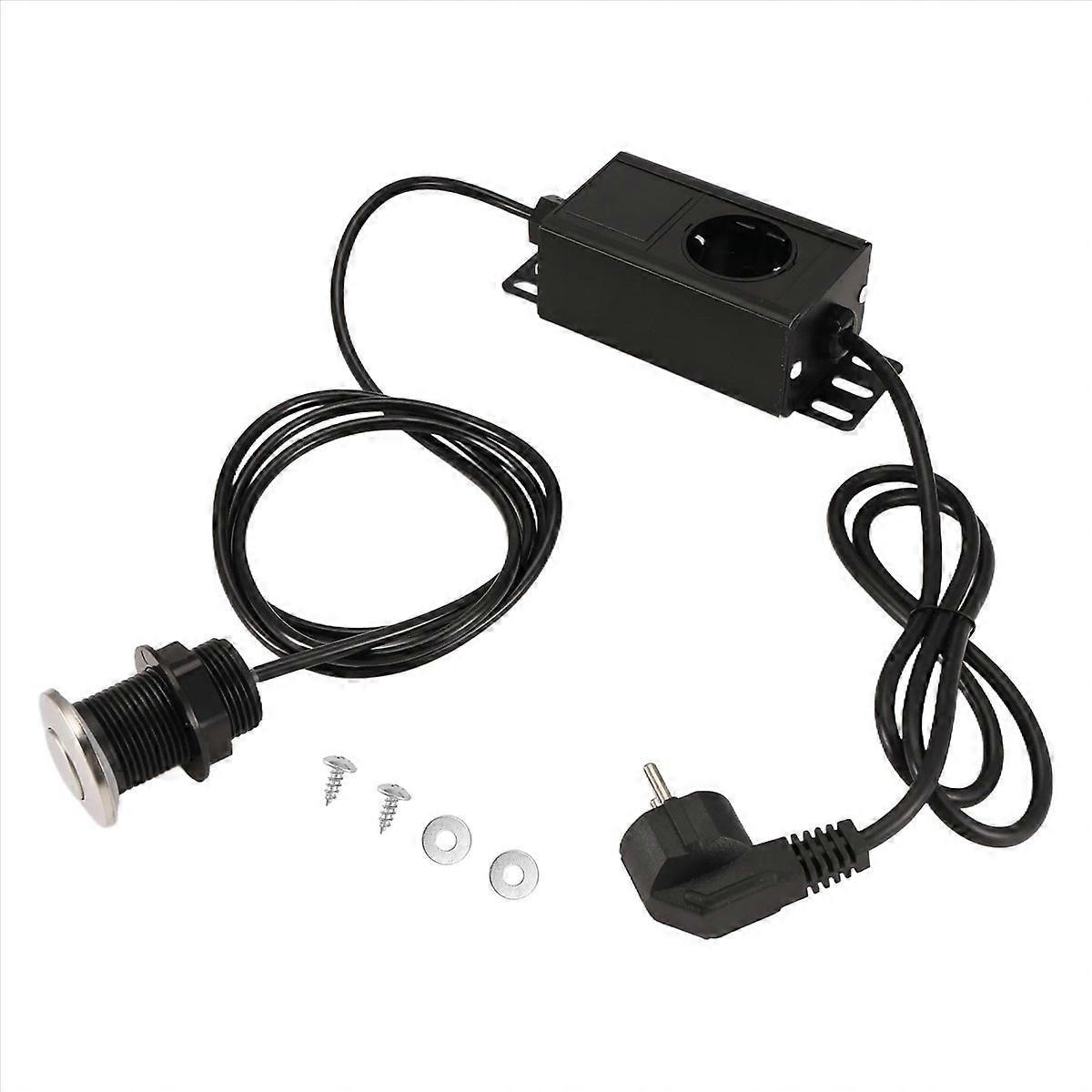Garbage Disposal Air Switch Kit, Garbage Disposal Button, EU Plug