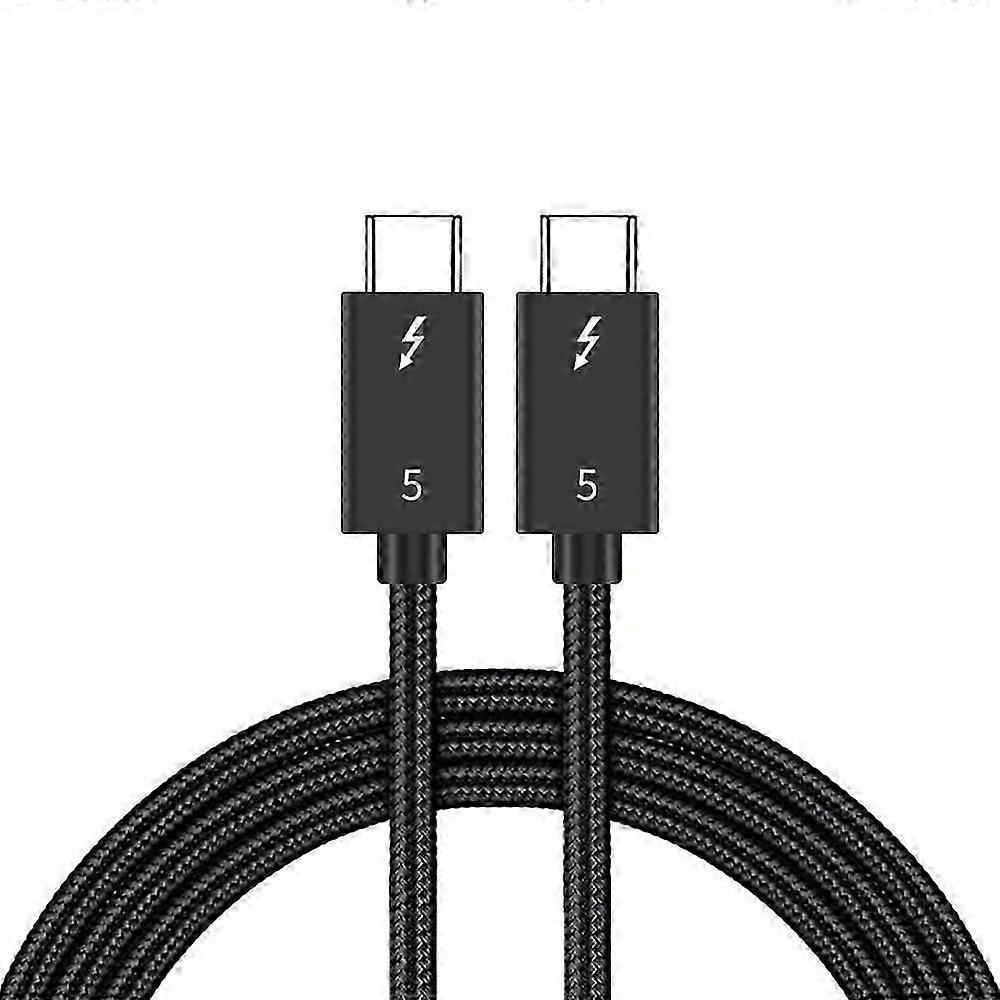 2m 80gbps Ultra-fast Thunderbolt 5 Usb Type-c Cable Supports 8k 60hz Display Pd 240w Charging Power
