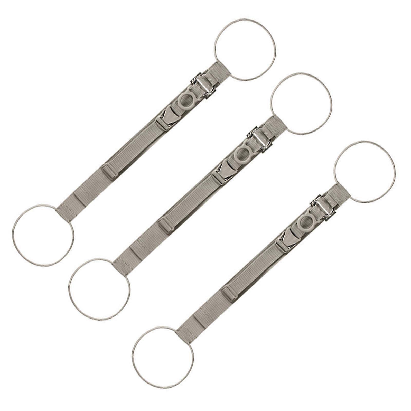 Heavy Duty Suitcase Hook with External Locking Luggage Strap 3PCS For Secure Attachment On Backpacks And Travel Bags Multicolor