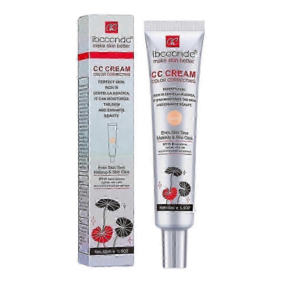 CC Cream with Centella Asiatica Color Correcting CC Cream Lightweight Hydrating Skin Cream