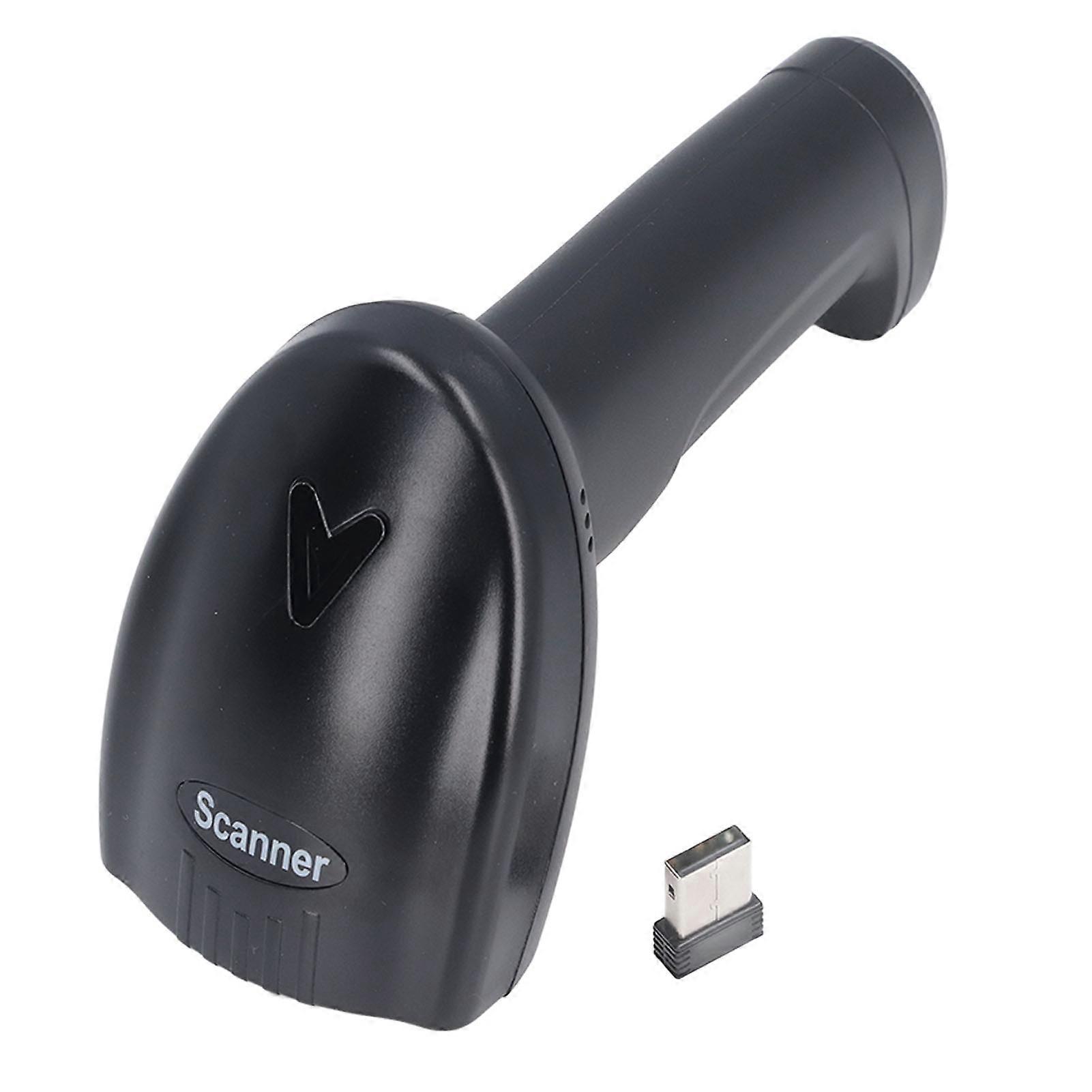 Wireless Barcode Scanner 2.4G USB 1D 2D Handheld Drive Free Barcode Reader for Supermarket Delivery