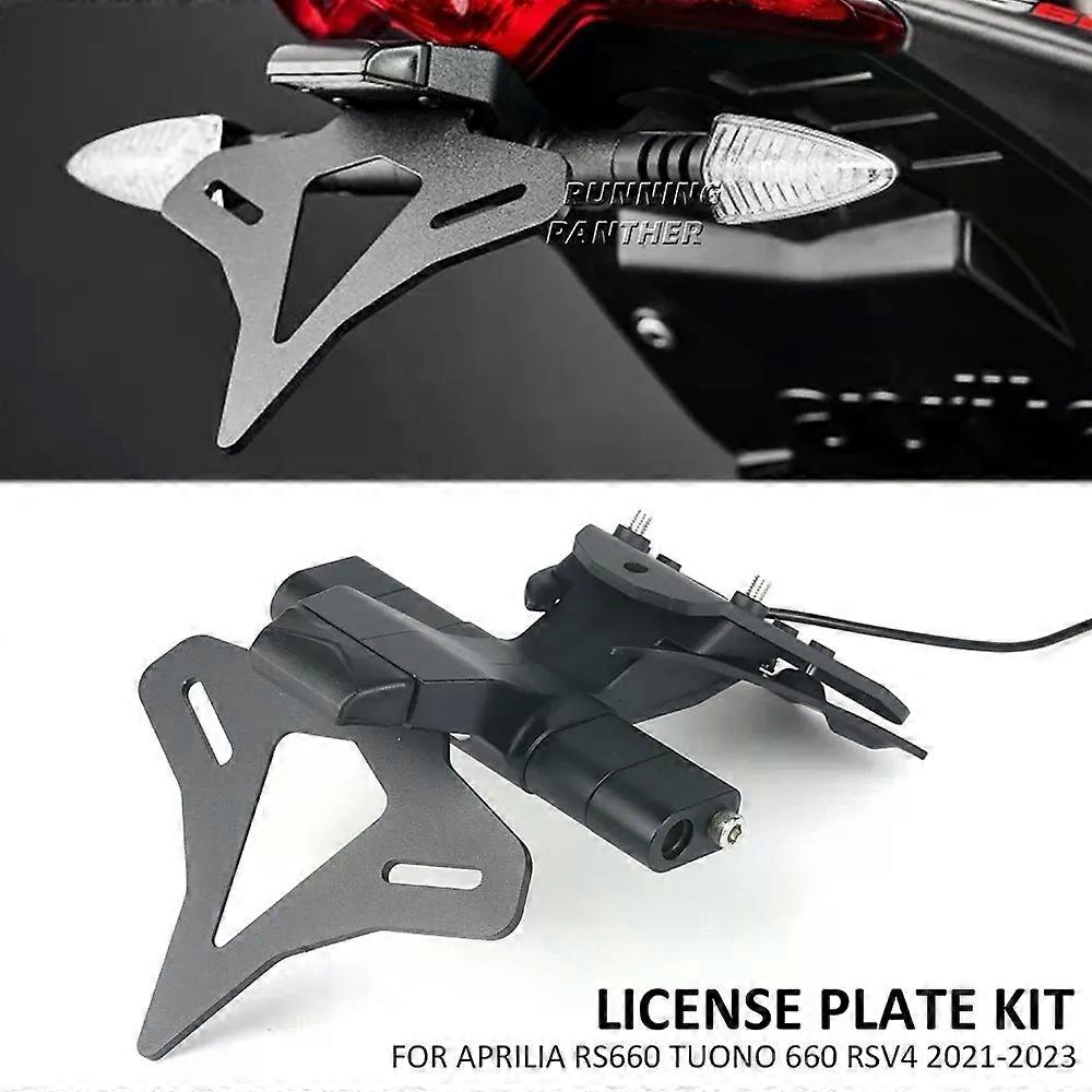 Motorcycle Rear Short Tail Stock License Plate Holder Tailstock Frame Bracket For Aprilia RS660 RSV4 Tuono 660 V4 2022 2022 2023