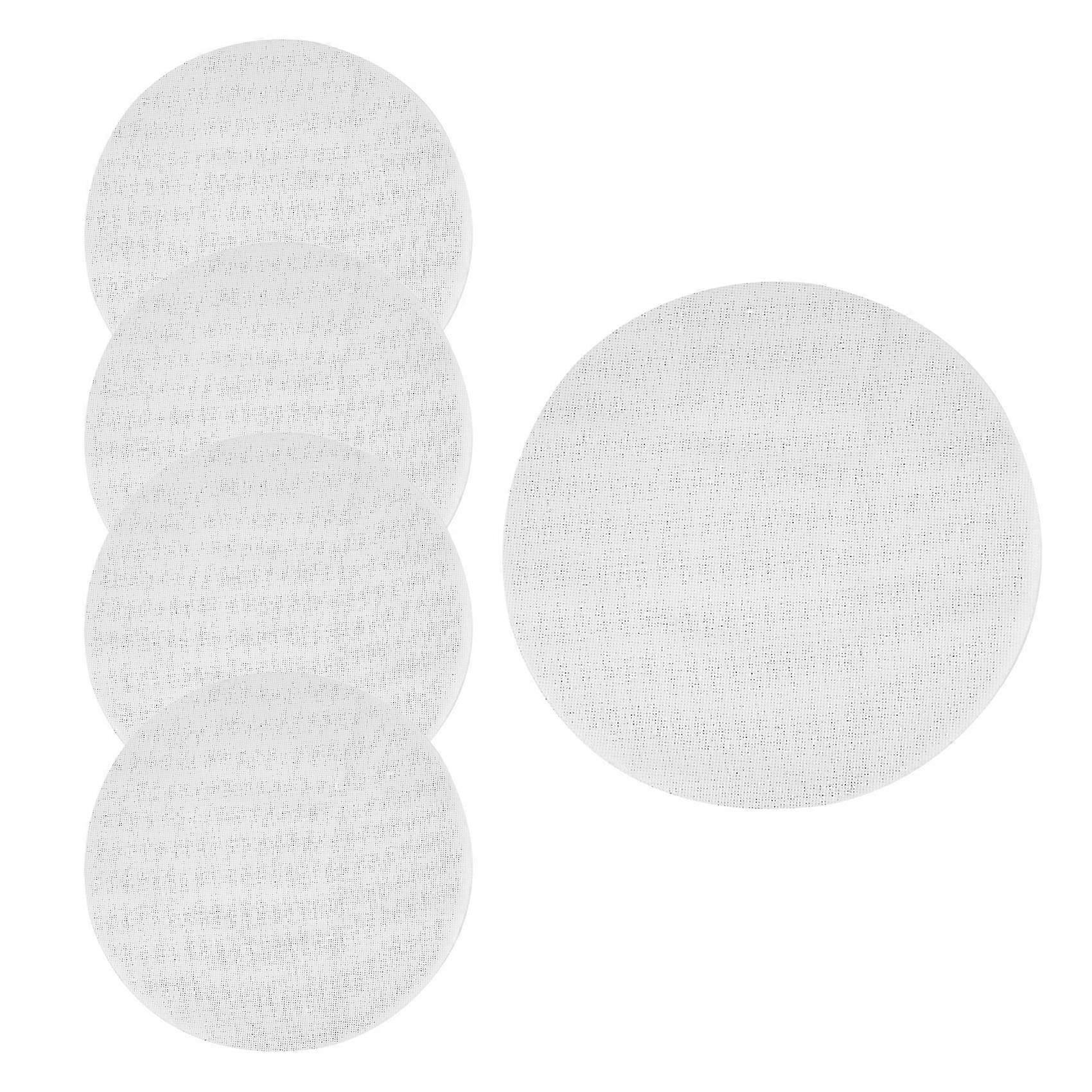5 Pcs Silicone Steamer Mesh Mats, Reusable Non-Stick Round 40cm