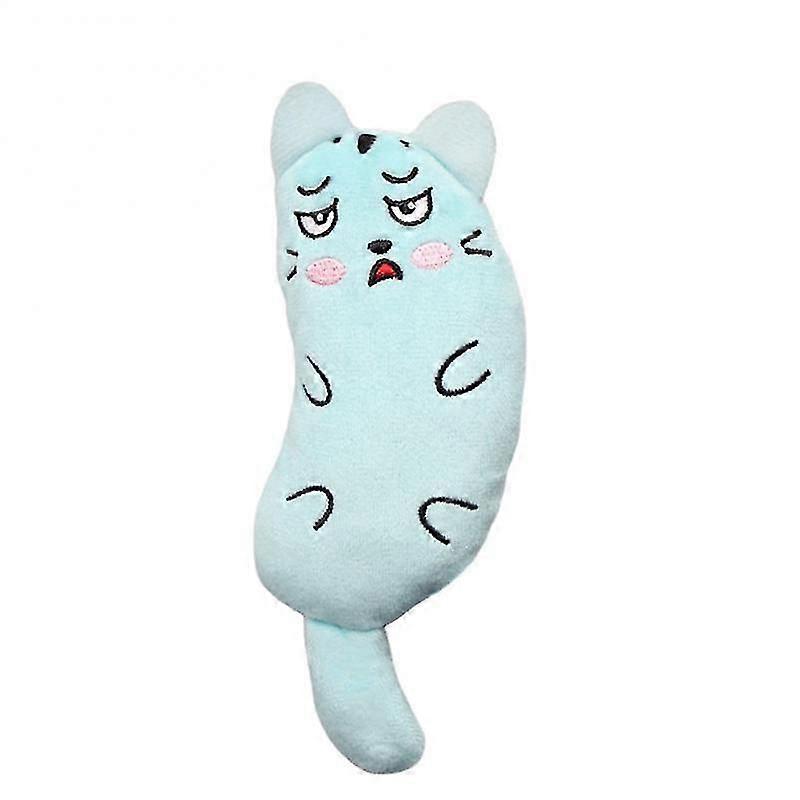 Teeth Grinding Catnip Toys Interactive Plush Cat Toy Mouse Shape Chewing Claws Thumb Bite Cat Mint For Cats Funny Thumb Pillow