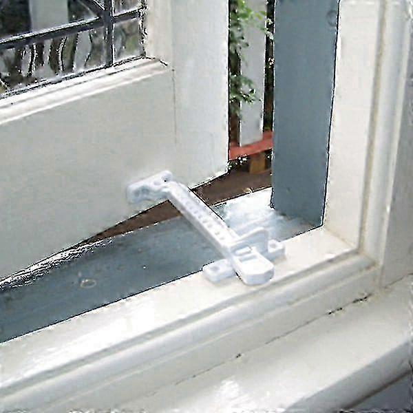 Window lock, white, child safety window limit