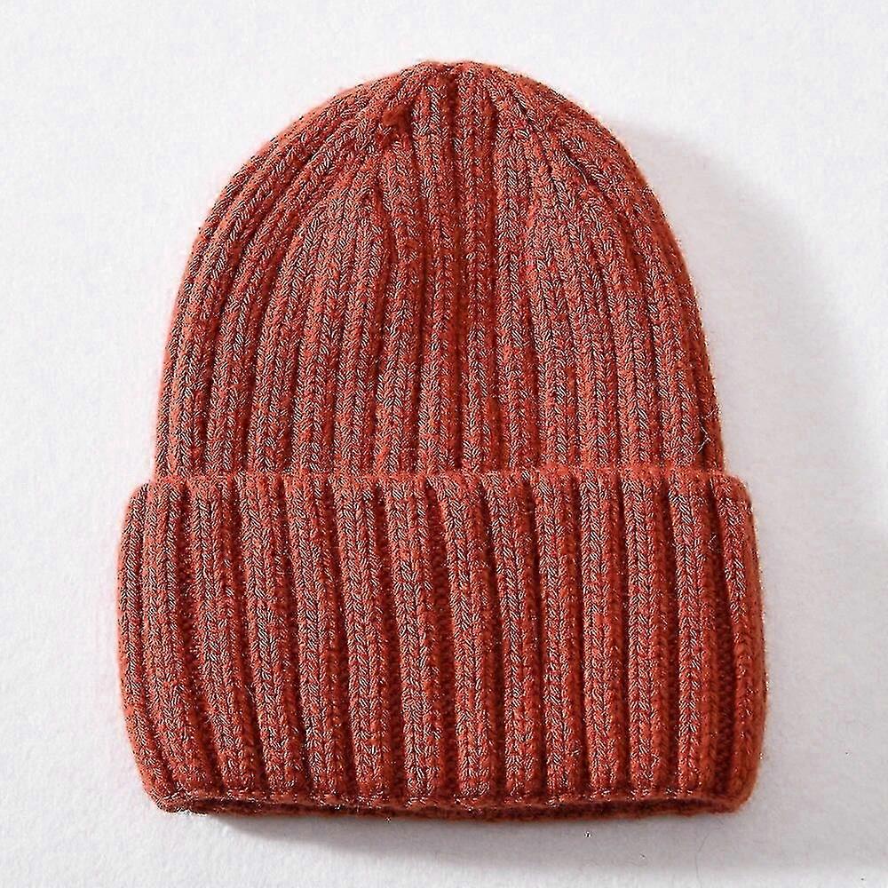 Gorro de Seda Unissex Forrado com Cetim, Boné Robusto com Caxemira Listrada para o Inverno