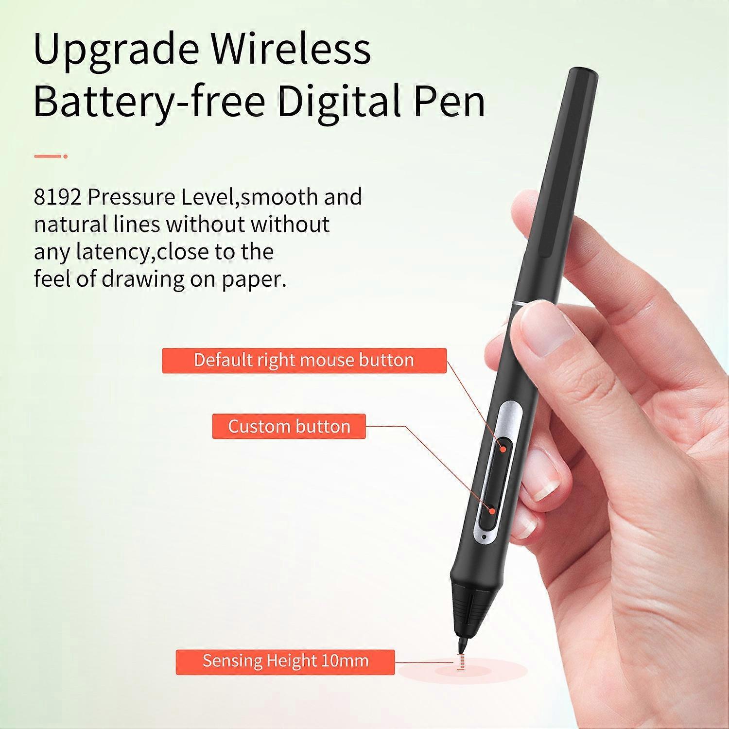 Bisofice 12HD-A H-IPS LCD Graphics Drawing Tablet Monitor 11.6 Inch Size 1366x768 Display 8192 Press