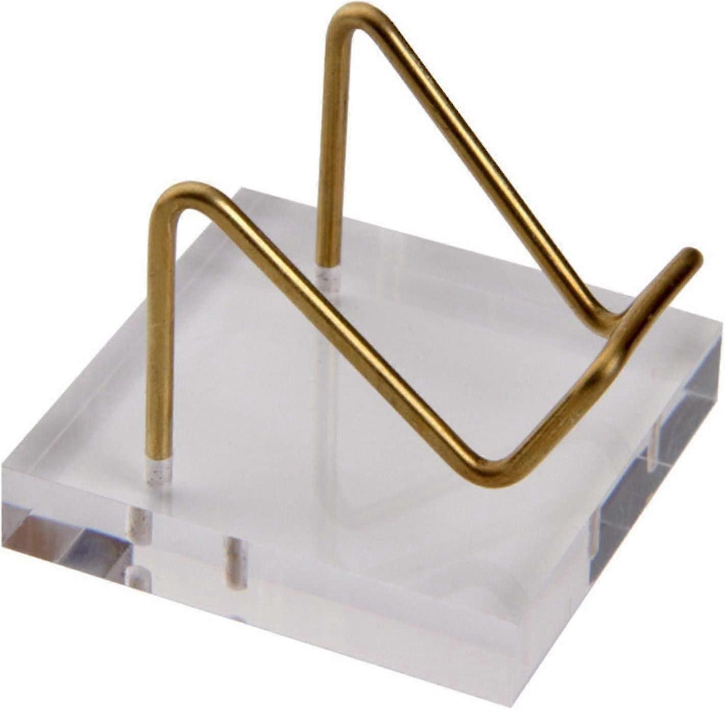 Fossils Display Stand - Metal Arm Stand Easel With Transparent Base,fit For Amethyst Fossils Geo Specimen Collectibles Stones Holder