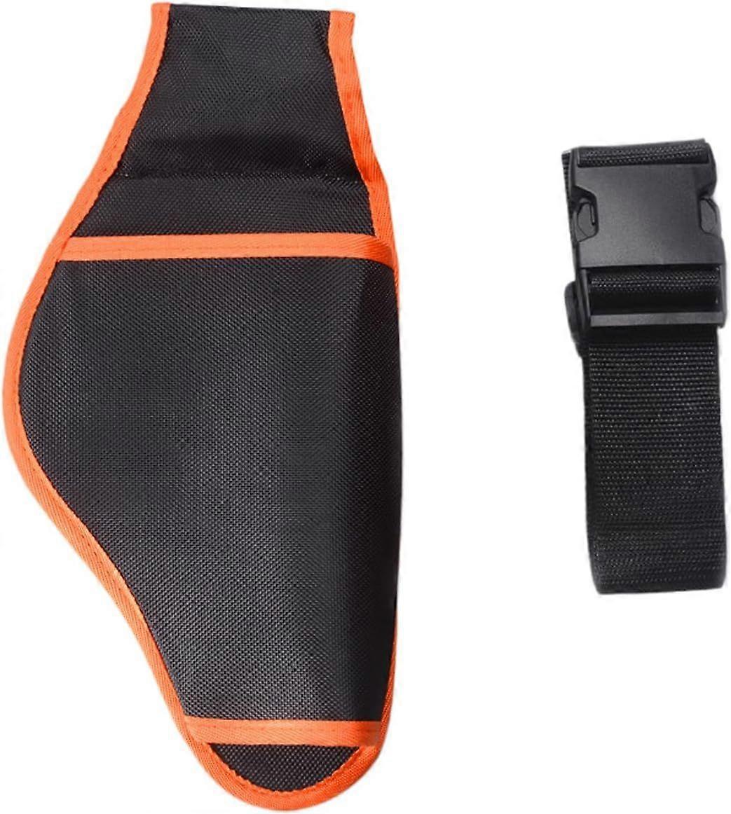 Tool bag with adjustable belt for electric scissors, suitable for construction sites, home repairs, and various woodworking tasks.