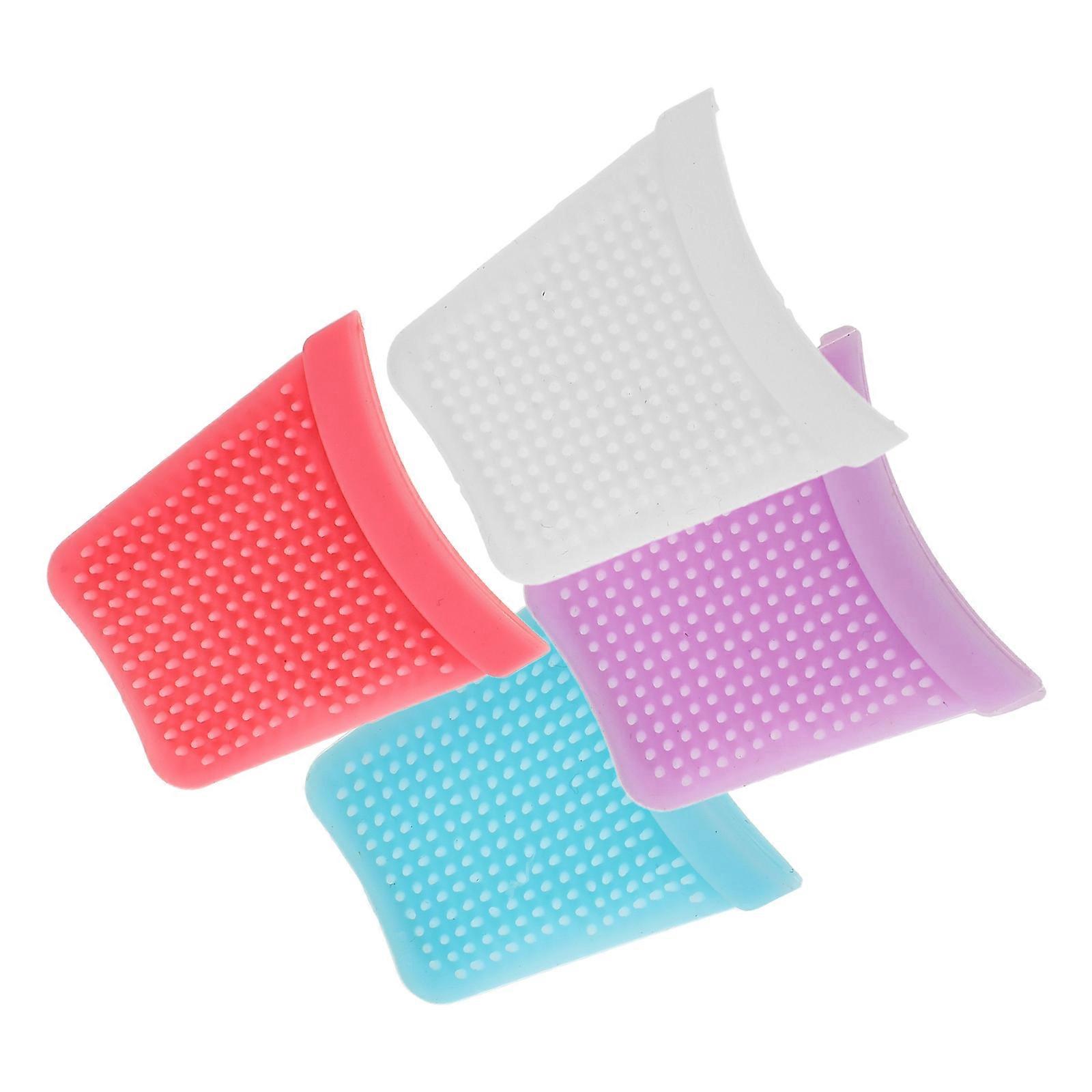 Assorted Color Face Spatula for Facial Mask Application with 4Pcs Silicone Heads