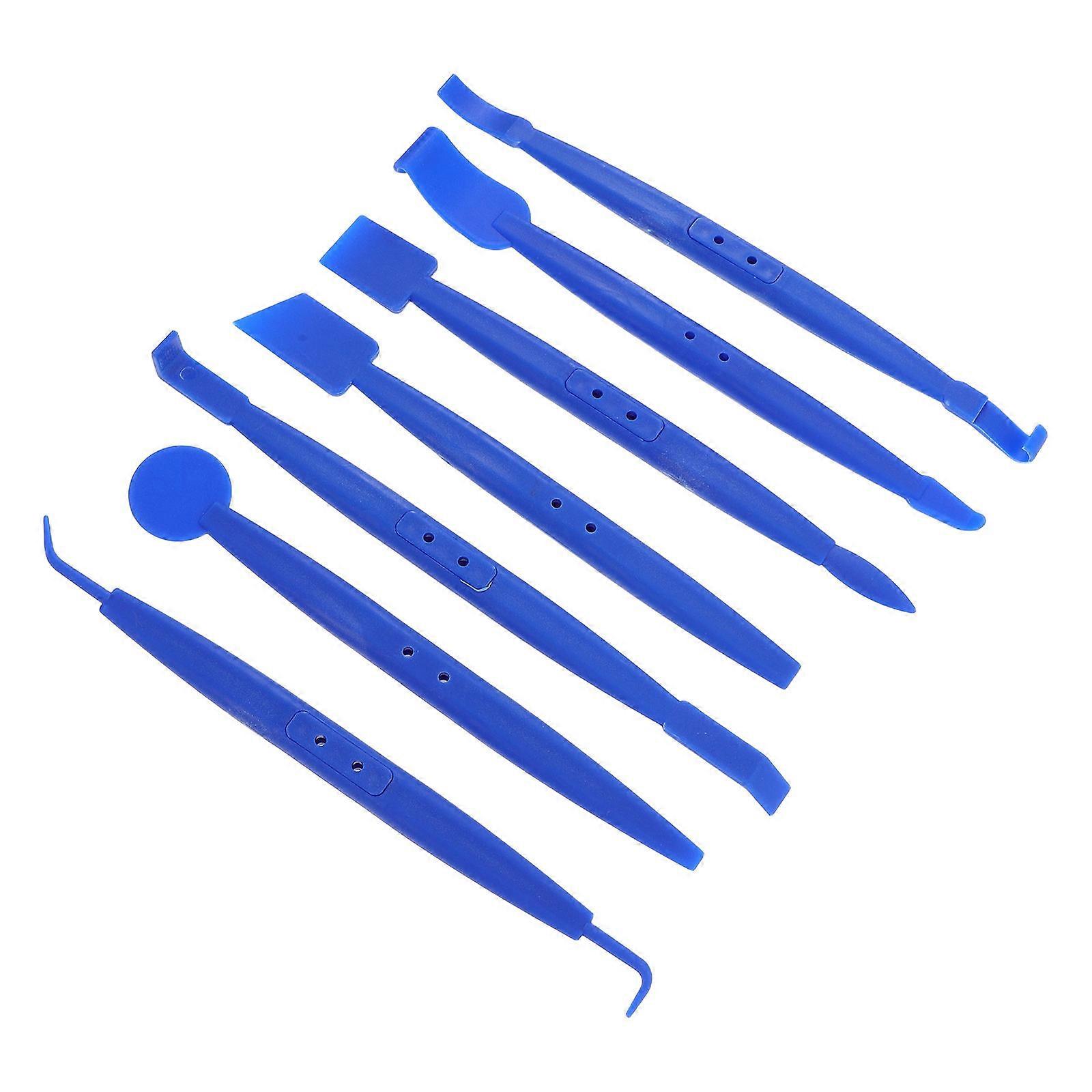 Vehicle Wrap Edge Trim Tool Kit for Car Film Application 7Pcs Blue