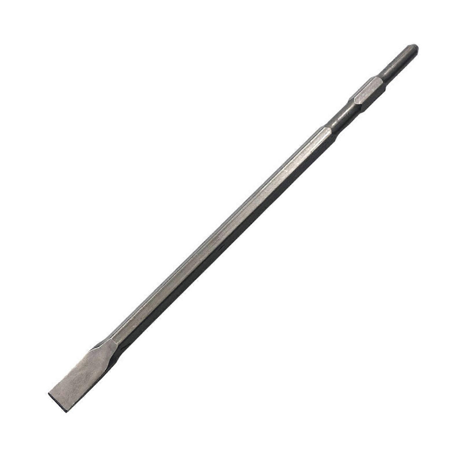 600mm Electric Drill Bit Chisel Hammer Drill Head Impact Round Handle Flat Nose Punch for Breaking Wall Buildings Multicolor