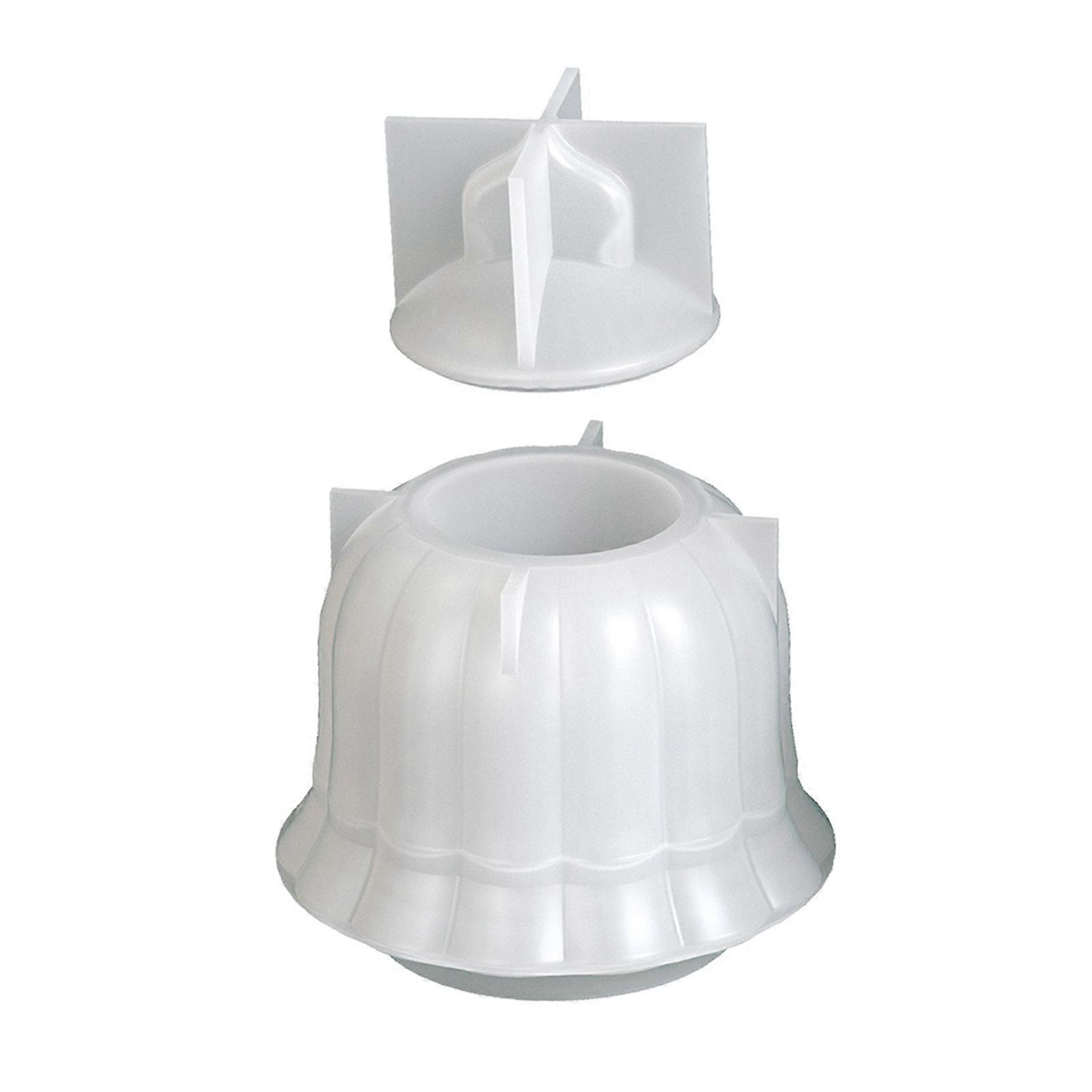 Silicone Crafting Mold Set For Custom Resin Storage Jars With Intricate Patterned Lid Details Multicolor