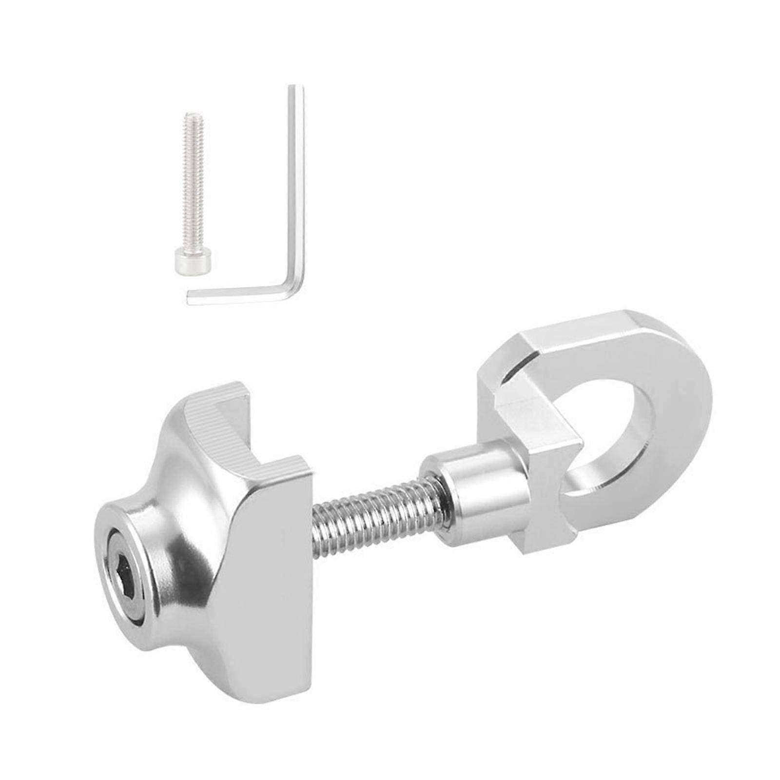 Aluminum Alloy Chain Fastener Bicycles Chain Tensioner Folding Bikes Chain Adjuster Stabilizers for Single Speed Bicycles  silver