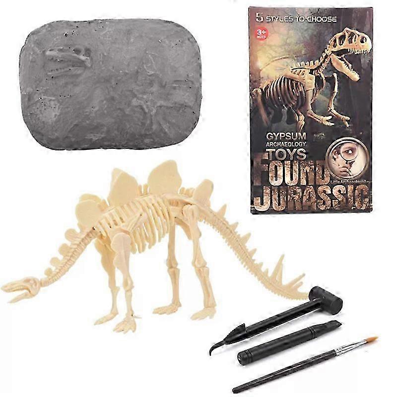 Dinosaur Fossils Digging Excavation Kit Dig Your Own Skeleton Glow In The Dark