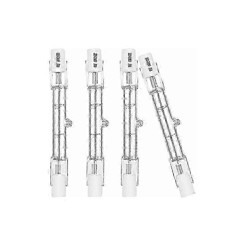 Lâmpadas halógenas R7s 120W 230V - Pacote com 4 unidades