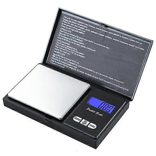Báscula Digital de Bolsillo Plegable - 500 g Negro