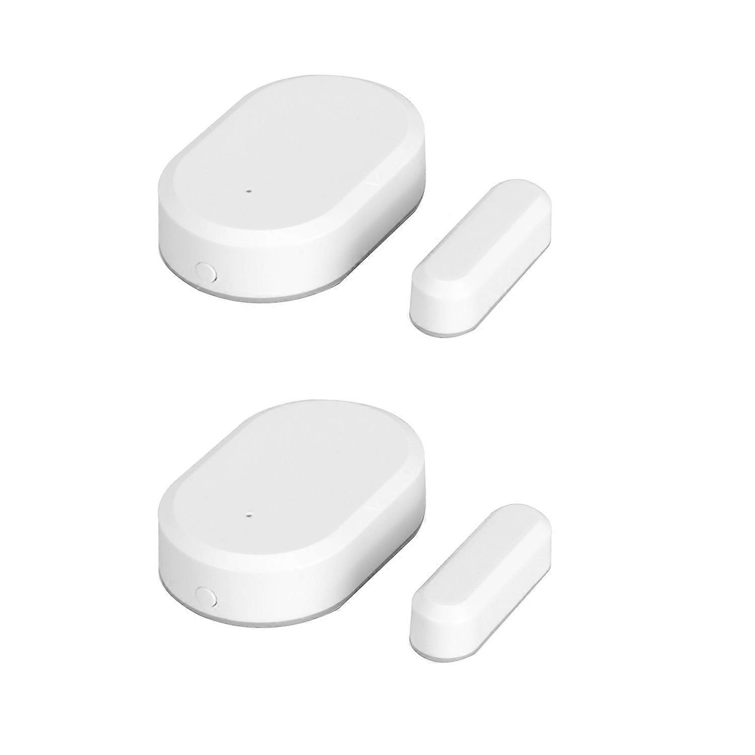 Tuya Zigbee 3.0 Smart Contact Detectors Security Gate Door(2PCS)