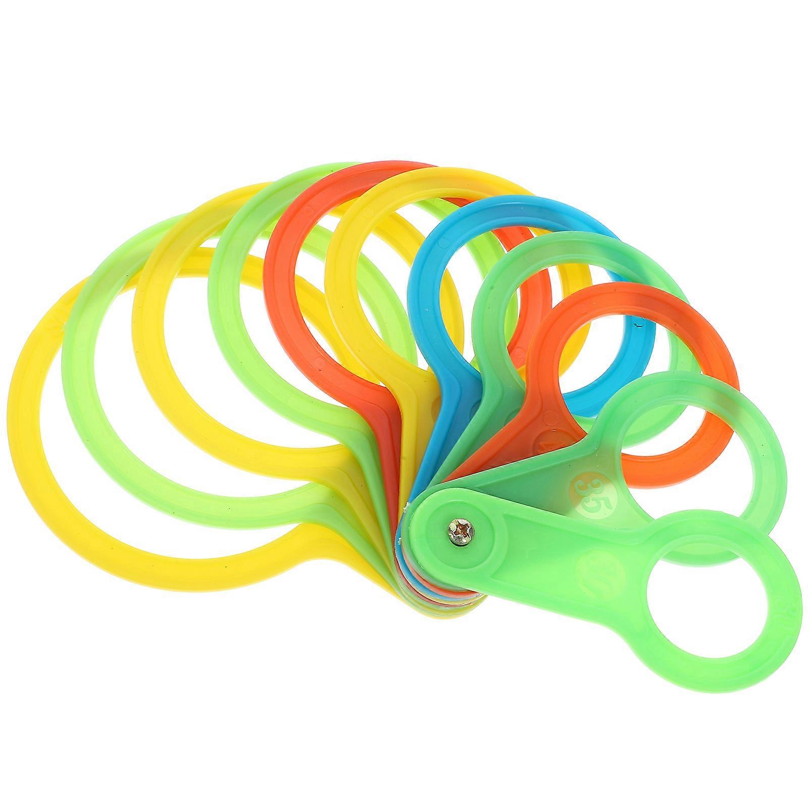 1 套水果测量圈 水果测量圈 什锦水果直径测量圈