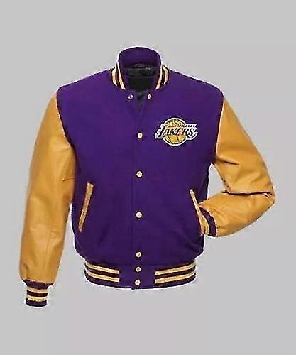 Varsity Wool  With Leather Sleeves Jacket-07