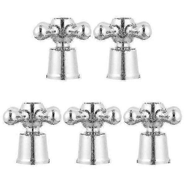 5pcs Faucet Knob Handle Universal Replacement Hot Cold Faucet Switch Accessories (BEJOEY)-In Stock