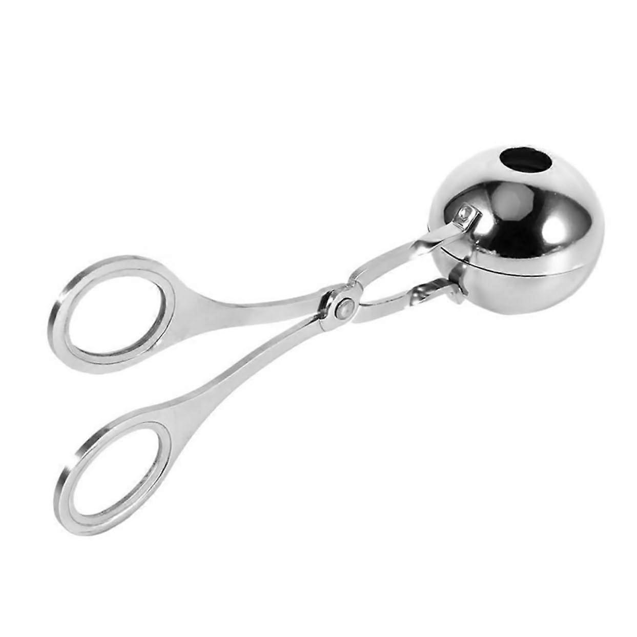 Stainless Steel Meatball Maker Scoop Tool for Consistent Ball Size and Multiuse Kitchen Cooking