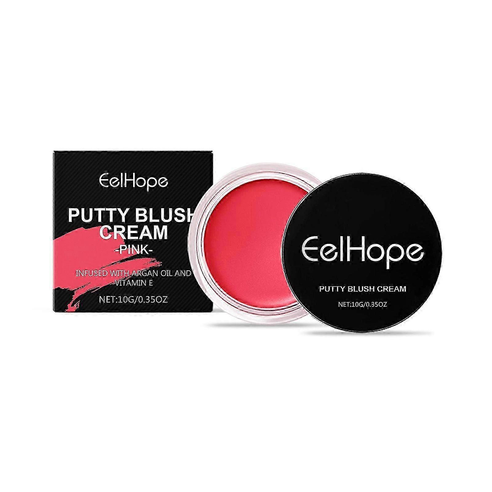 Eelhope Pink Blush Clay Is Natural, Fine, Light, Rosy And Color-Enhancing. It Is A Long-Lasting Single-Color Matte Blush