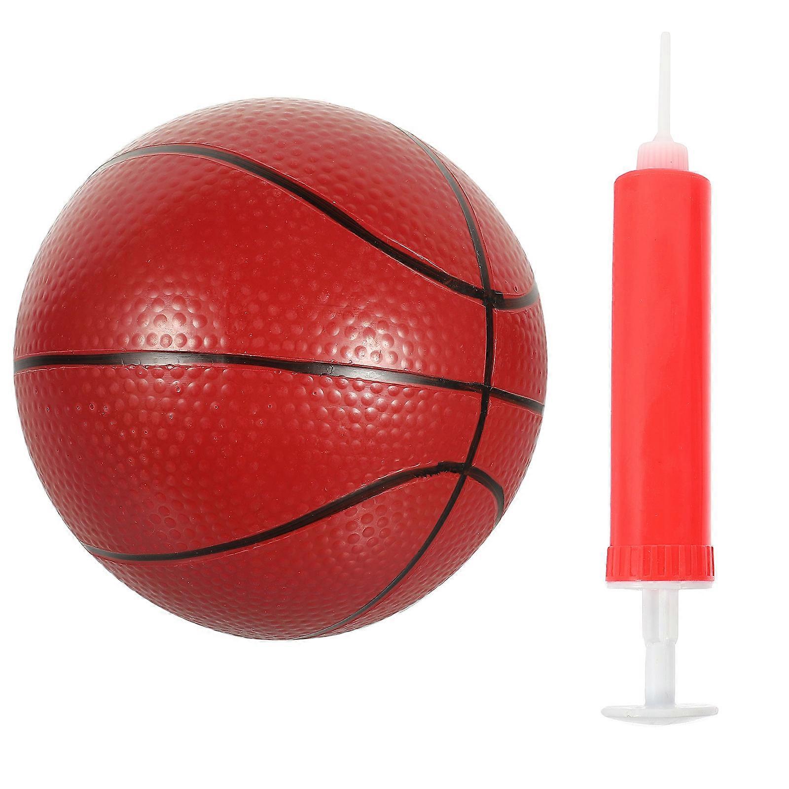 Mini basketbollsleksaker för barn, 4 set med pump