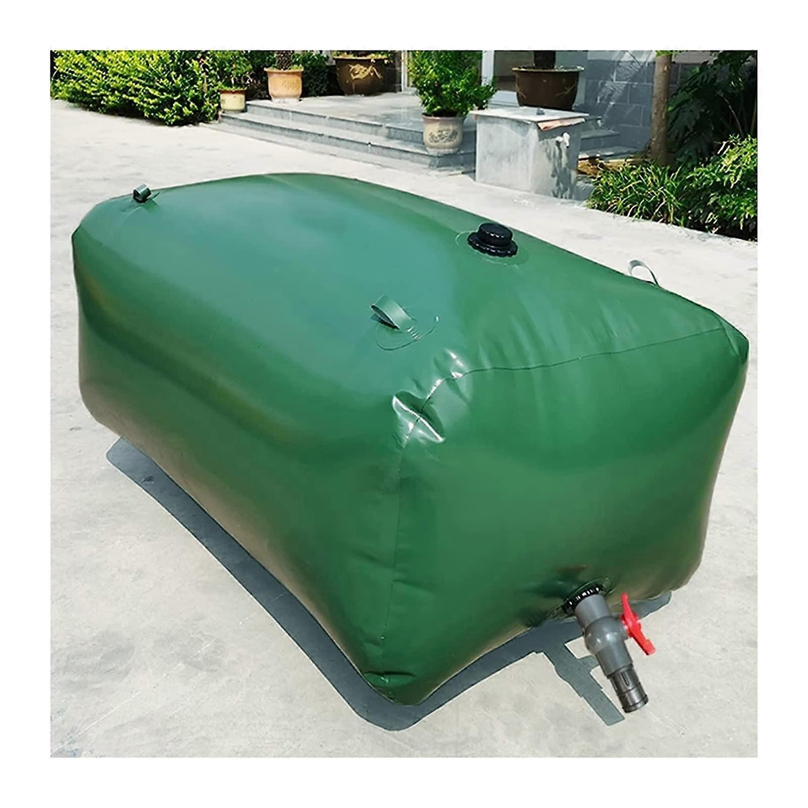 Emergency Water Storage Tank 350L Collapsible PVC Bladder with Faucet for Rainwater and Irrigation