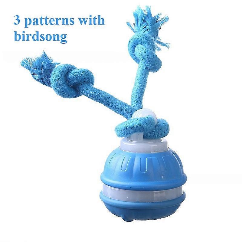 Electronic Interactive Pet Toy Moving Ball Smart Dog Toy Ball Rope USB 3 Modes Automatic Moving Bouncing for Puppy Chew Products