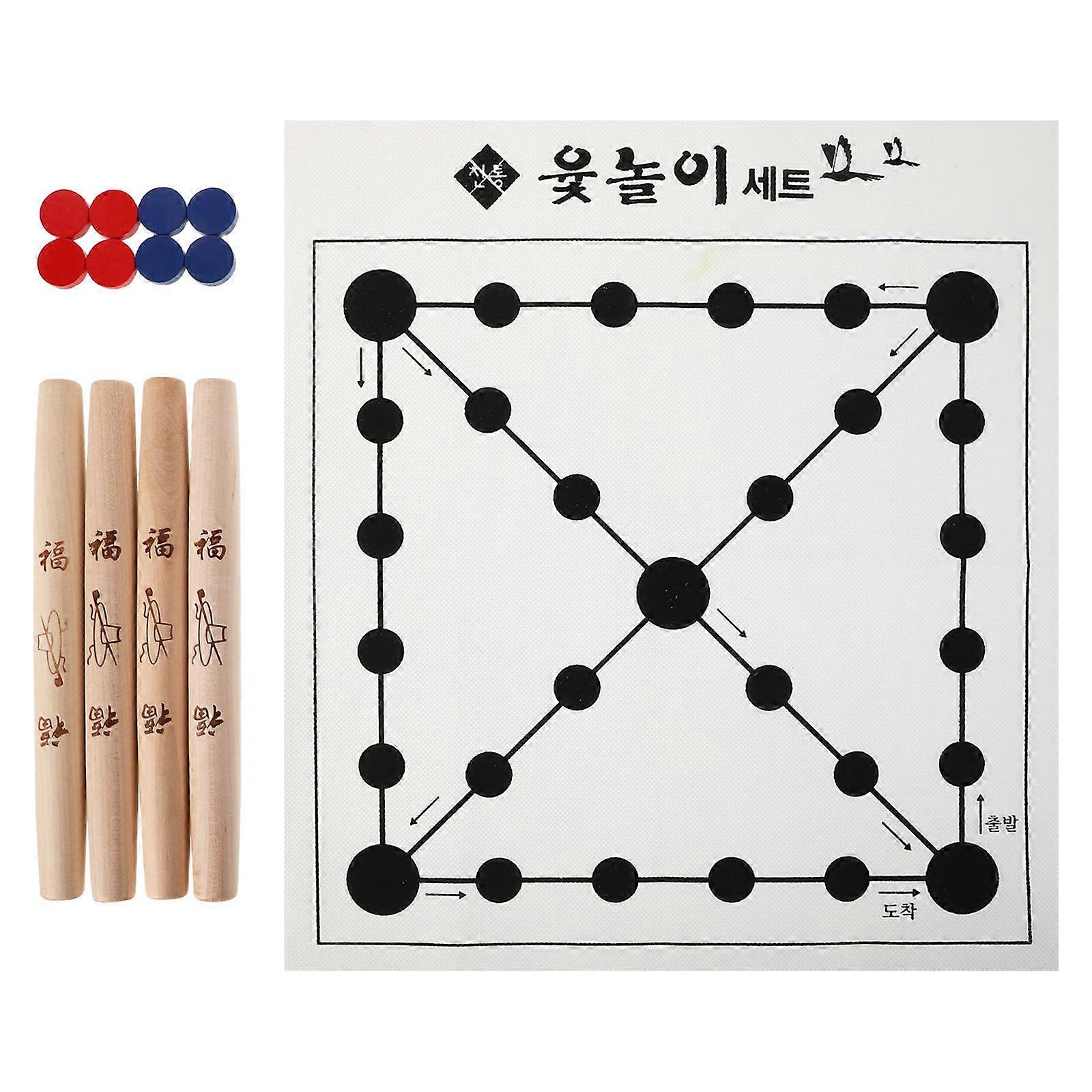 Korean Board Game for Playing 1Set Traditional New Year Activity