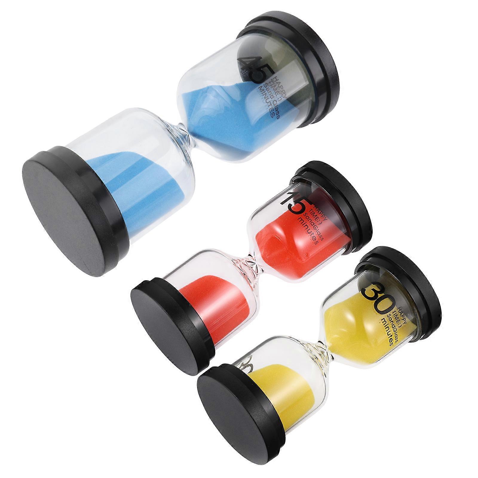 Hourglass Timer for Decoration 9Pcs Assorted Color Tabletop Set