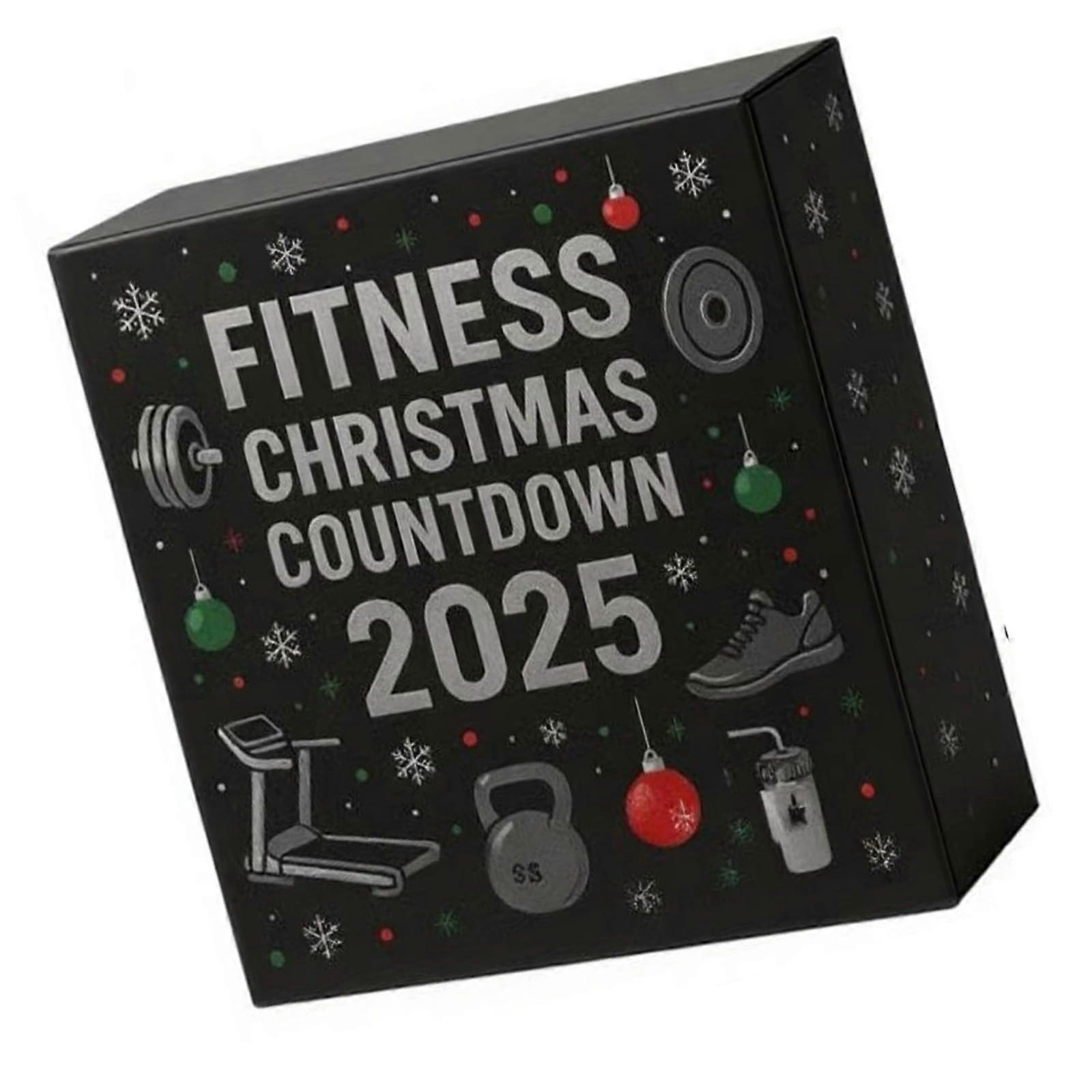 Acrylic Advent Calendar with 24 Gift Compartments, Clear Reusable Christmas Countdown Display