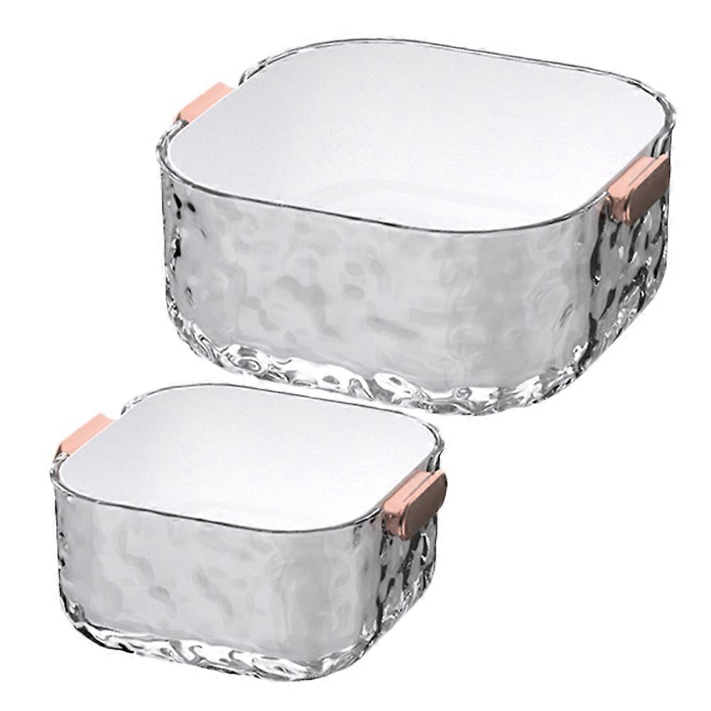 Reusable Strainer Baskets for Home Large Capacity Fruit Vegetable Washing Basket Transparent