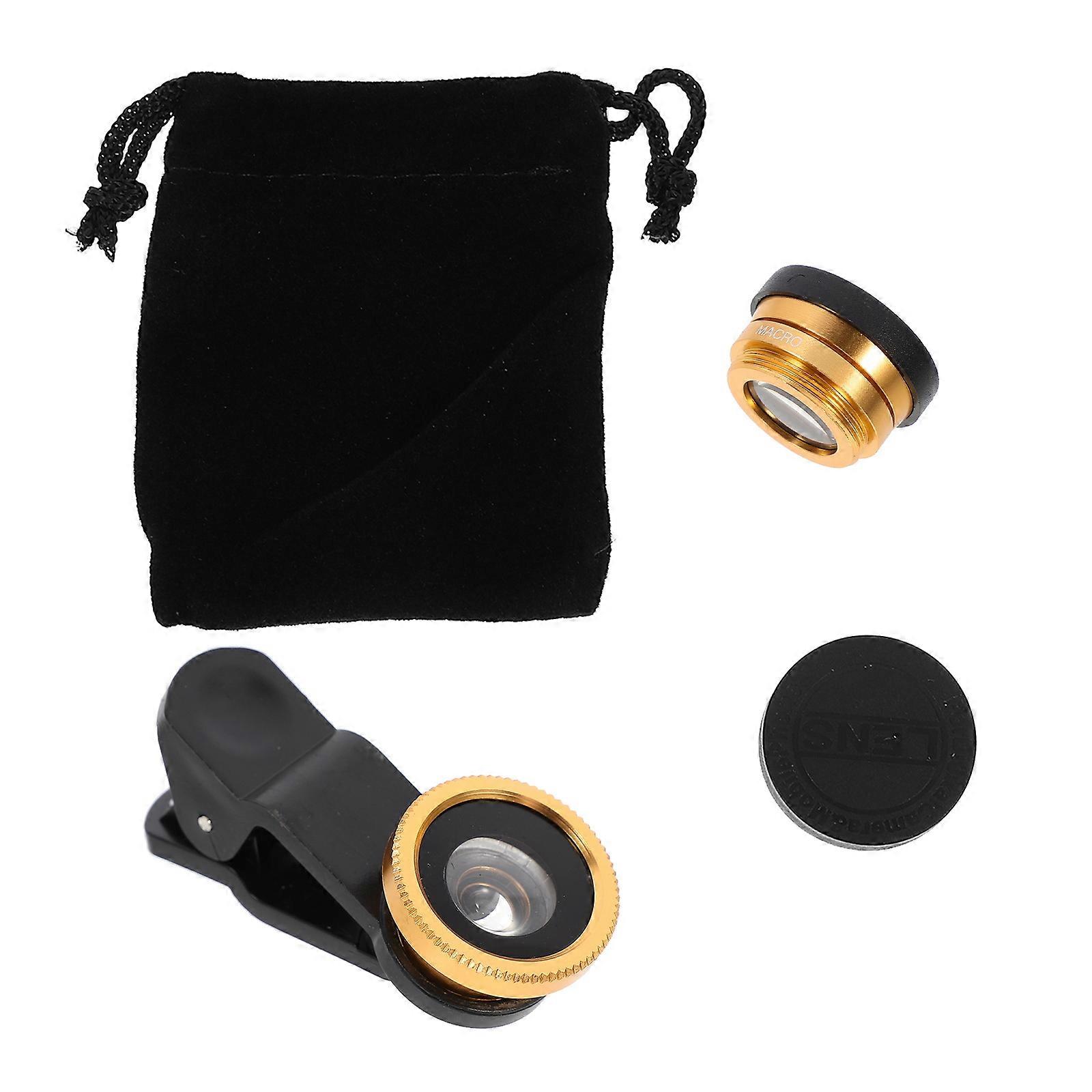 Phone Camera Lens Multipurpose Fish Eye Kit with 2Sets for Photography